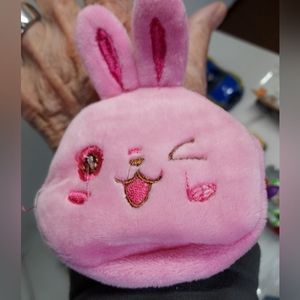 Pink Bunny Coin Purse/Wristlet